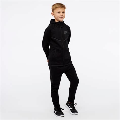 nike tech fleece anzug schwarz kinder|tech fleece bekleidung.